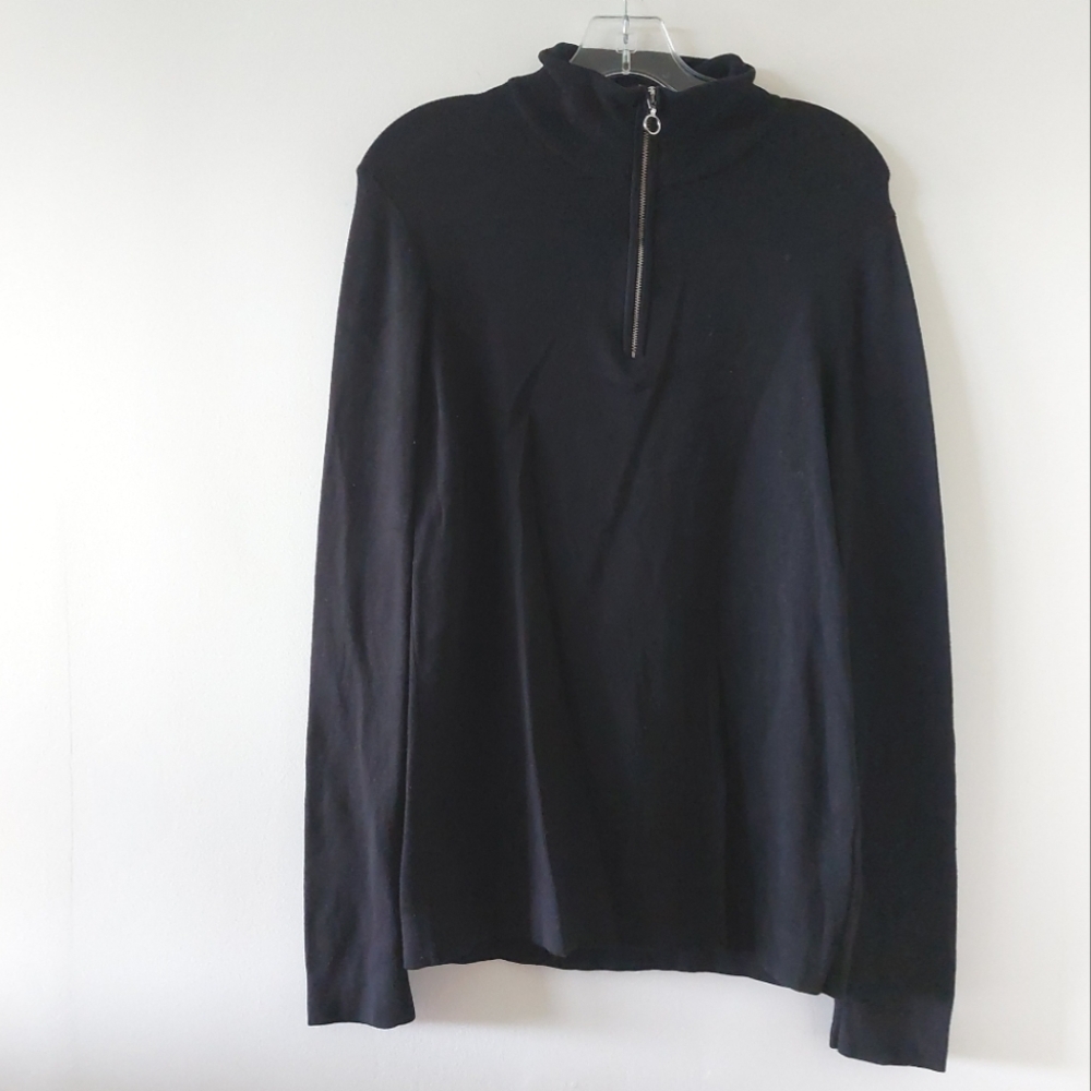 H&M men sweater quater zip size M